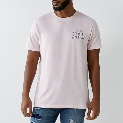 Pale Pink Graphic Logo Cotton Blend T-Shirt - True Religion - Modalova