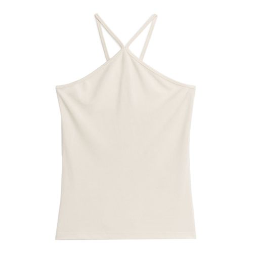 Cream Cross Back Tank Top - ARKET - Modalova