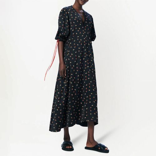 Black Puff Sleeve Maxi Dress - Victoria Beckham - Modalova