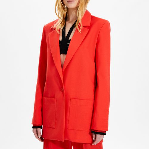 Red Wool Coat - Sonia Rykiel - Modalova