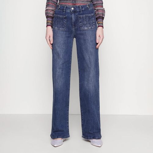 Mid Raviolo Straight Leg Cotton Jeans - Max&Co. - Modalova