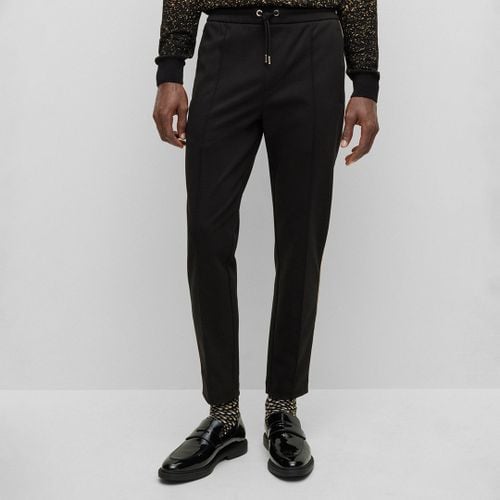 Black Lamont Cotton Trousers - BOSS - Modalova