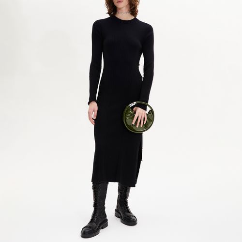 Black Long Sleeve Split Dress - Sonia Rykiel - Modalova