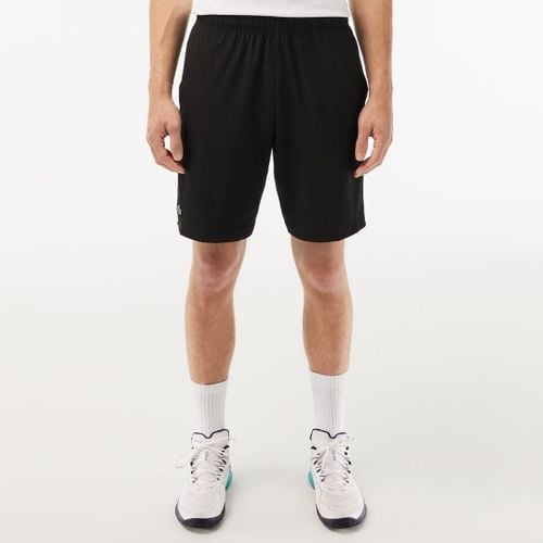 Black Elasticated Shorts - Lacoste - Modalova