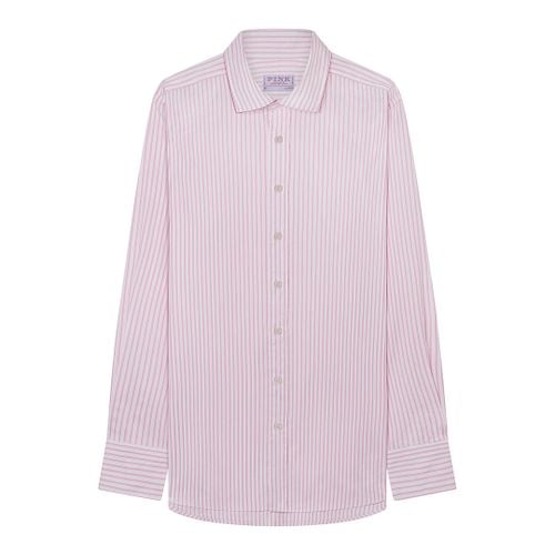 Stripe Tailored Fit Cotton Shirt - Thomas Pink - Modalova