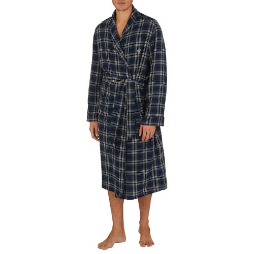 Black Check Dressing Gown - Emporio Armani - Modalova