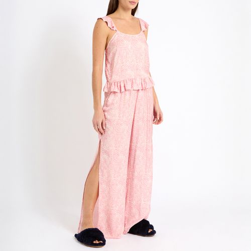 Pink Palm Foliage Harpers Pyjama Set - Maaji - Modalova