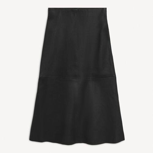 Black Simoas Leather Skirt - By Malene Birger - Modalova