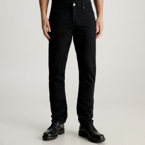 Black Slim Fit Stetch Jeans - Calvin Klein - Modalova