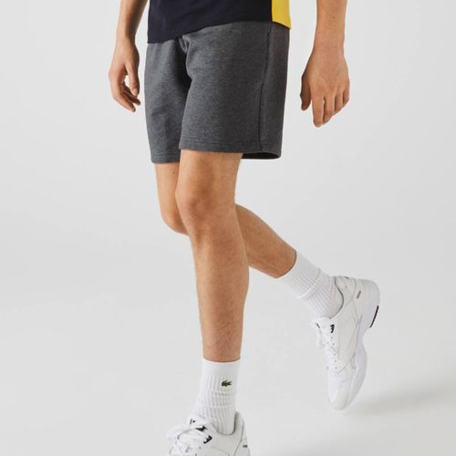 Charcoal Drawstring Jogger Shorts - Lacoste - Modalova