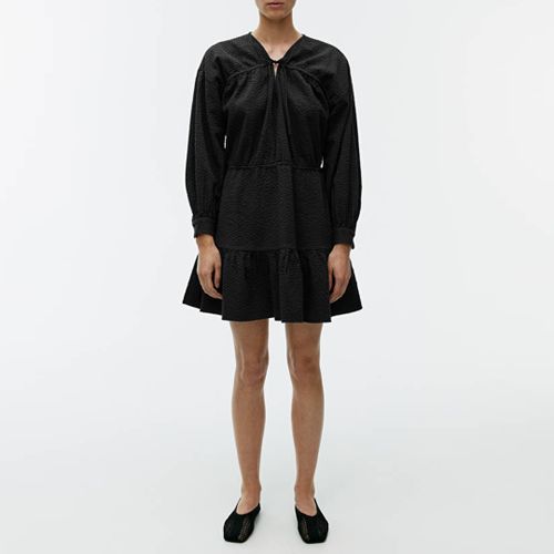 Black Shirt Ruffle Dress - ARKET - Modalova