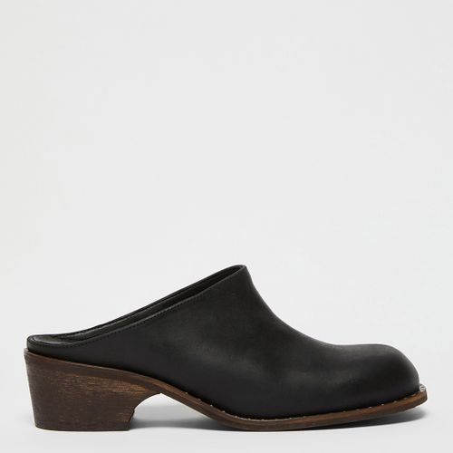 Black Biba Leather Mules - Max&Co. - Modalova