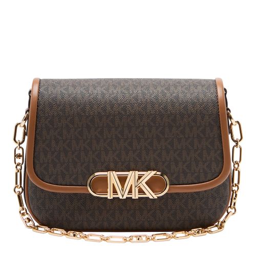 Acorn Parker Medium Saddle Messenger - Michael Kors - Modalova