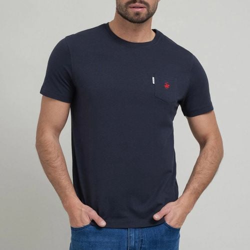 Navy Polo Pony Pocket T-Shirt - Beverly Hills Polo Club - Modalova