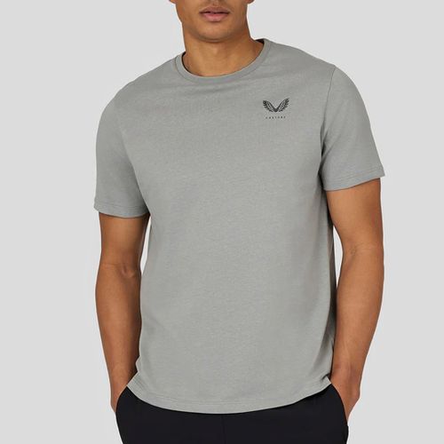 Grey Flex Cotton T-Shirt - Castore - Modalova