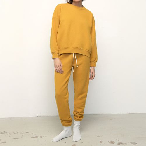 Mustard Crew Neck Sweatshirt - American Vintage - Modalova