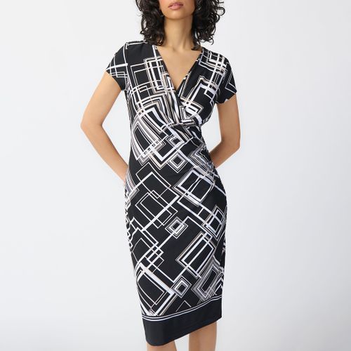 Black/White Printed Dress - Joseph Ribkoff - Modalova