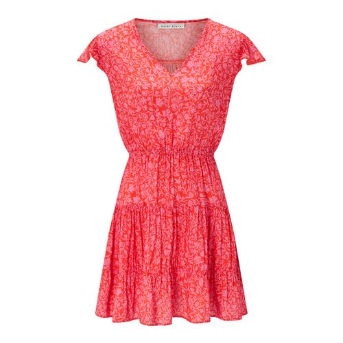 Red & Pink Limpopo Tiered Mini Dress - Heidi Klein - Modalova