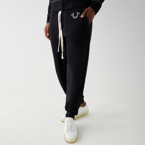 Black Logo Straight Leg Jogger - True Religion - Modalova