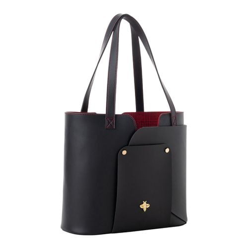 Black Tote Bag - Lucky Bees - Modalova