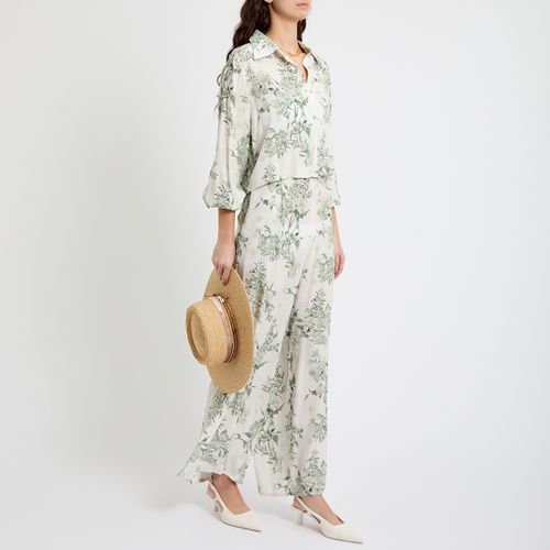 Sage Floral Print Shirt - NÂ°Â· Eleven - Modalova
