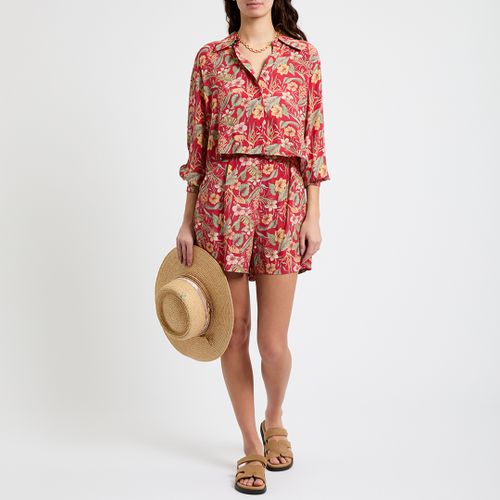 Red Botanical Print Shirt - NÂ°Â· Eleven - Modalova