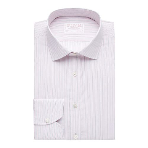 Stripe Tailored Fit Cotton Shirt - Thomas Pink - Modalova