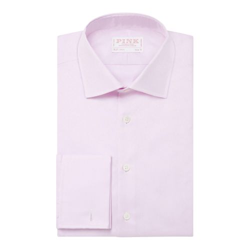 Pink Slim Fit Twill Cotton Shirt - Thomas Pink - Modalova