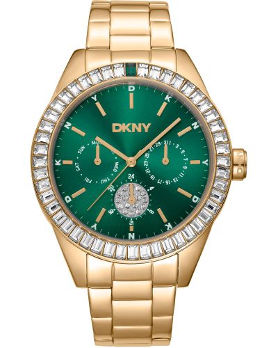CrystalAccented Green Dial Watch Wo - Watches - DKNY - Modalova