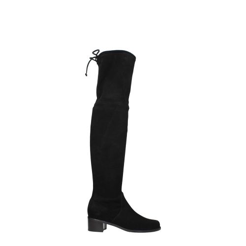Vintage Suede Mid Heel Boots with Aged Effect Wo - Size 6 - Stuart Weitzman - Modalova