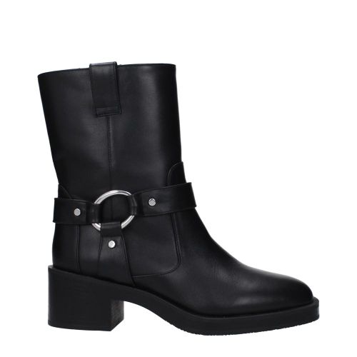 Leather Casual Ankle Boots with Mid Heels and Rubber Sole Wo - Size 6 - Stuart Weitzman - Modalova