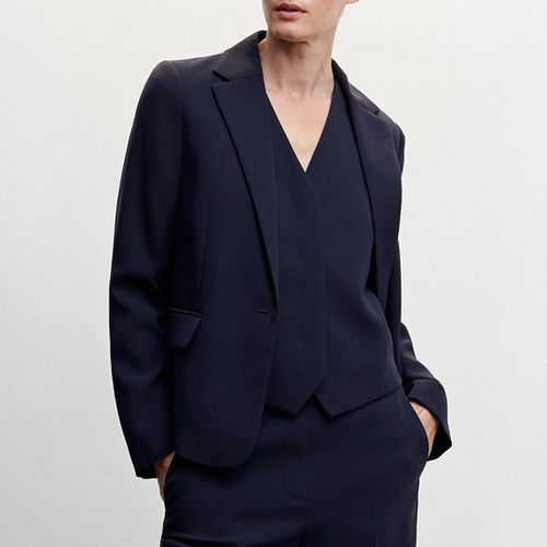 Navy Suit Blazer - Mango - Modalova