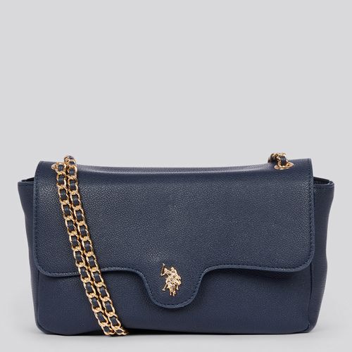 Navy Flap Crossbody Chain Bag - U.S. Polo Assn. - Modalova