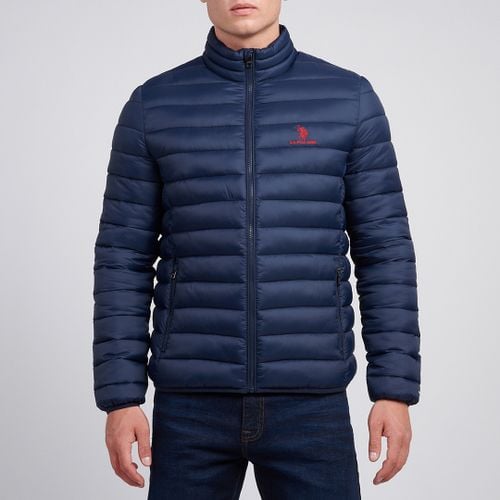 Navy Lightweight Quilted Jacket - U.S. Polo Assn. - Modalova