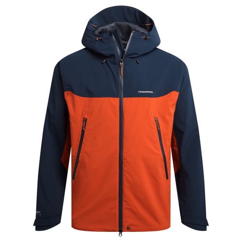 Waterproof Jacket Diggory Mixed Blue /Carnelian Orange - Craghoppers - Modalova
