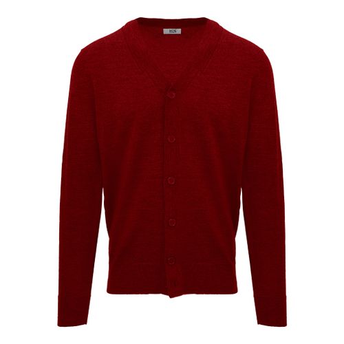 Red V-Neck Button Through Cardigan - Iceberg - Modalova