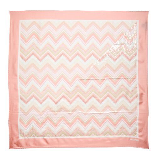 Pink Sequin Silk Scarf - Missoni - Modalova