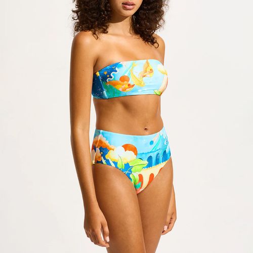 Turquoise Bandeau Bikini Top - Seafolly - Modalova