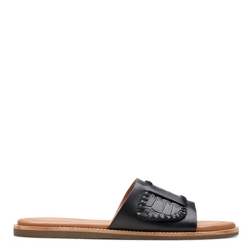 Black Maritime Slip On Flat Sandal - Clarks - Modalova