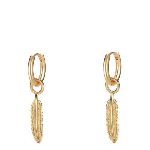 Gold "Light As A Feather" Earrings - Celeste Starre - Modalova