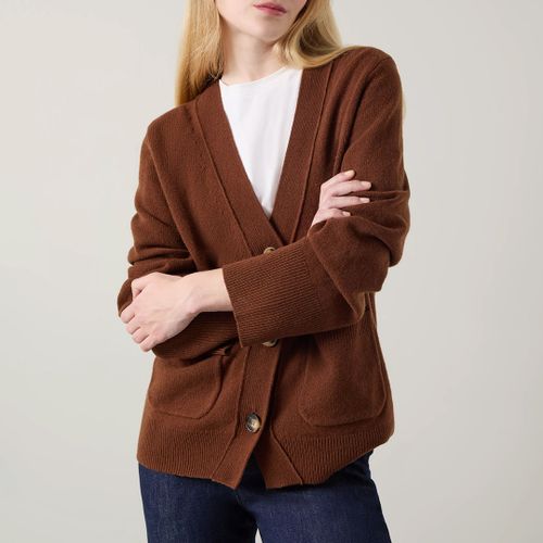 Cocoa Carine Wool Cardigan - L K Bennett - Modalova