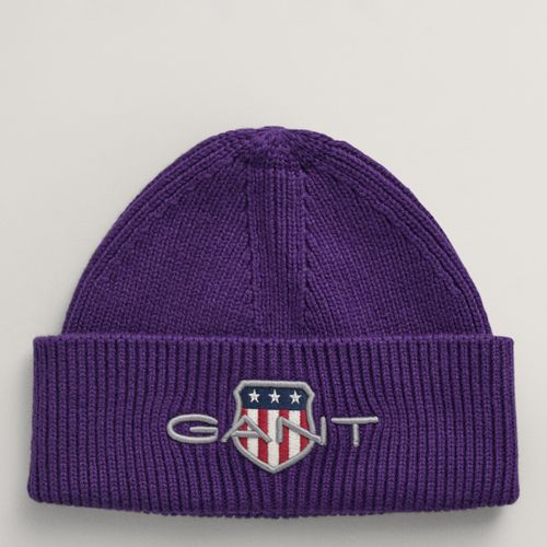 Purple Archive Shield Beanie - Gant - Modalova