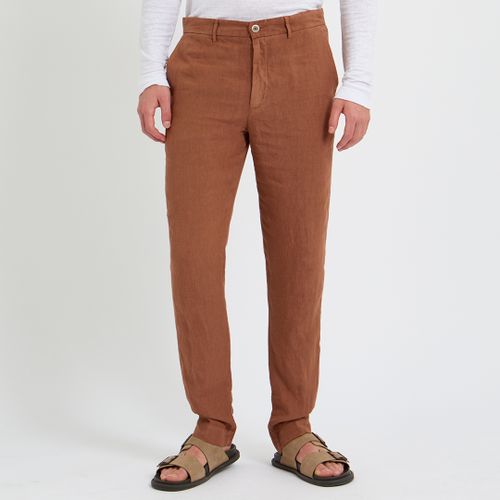 Linen Chino Pants - Size 30 - 120% Lino - Modalova