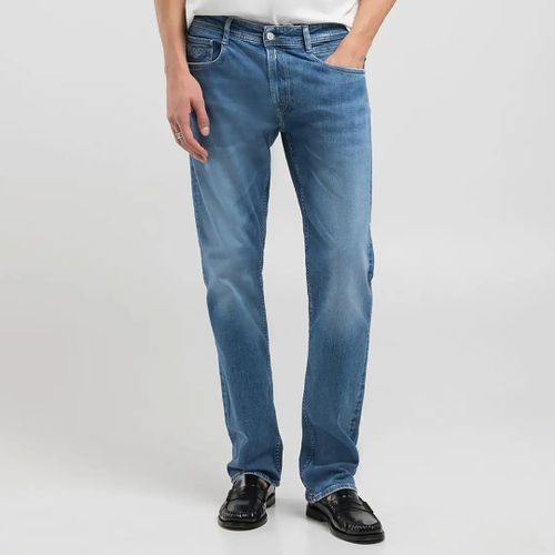 Mid Rocco Straight Comfort Stretch Jeans - Size 36 32 - Replay - Modalova