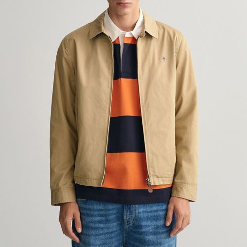 Beige Cotton Windcheater Jacket - Gant - Modalova