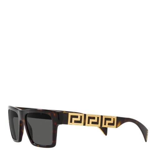 Men's 54mm Havana Sunglasses VE4445-108-87-54 - Versace - Modalova