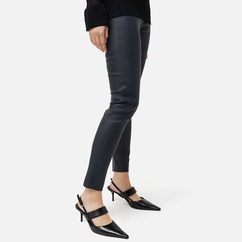 Navy Stretch Leather Leggings - Jigsaw - Modalova