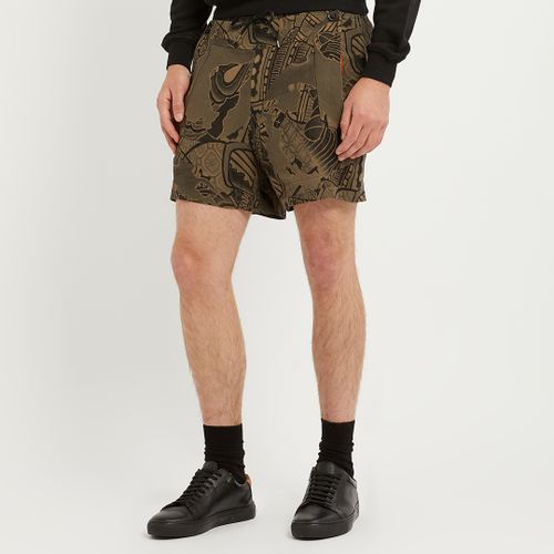 Brown Sailor Printed Shorts - Vivienne Westwood - Modalova