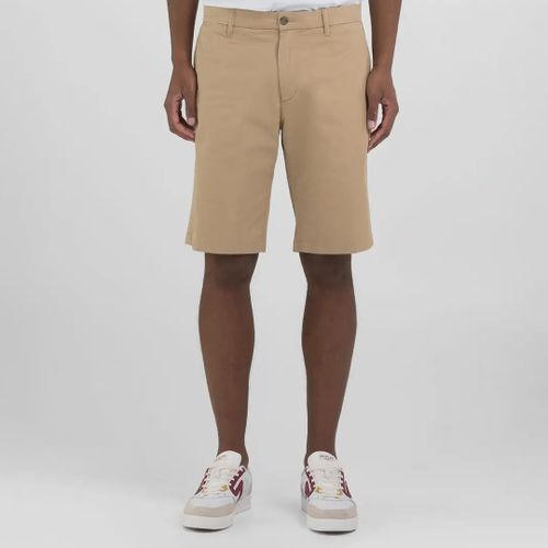 Sand Cotton Blend Chino Shorts - Replay - Modalova