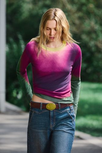 Fine knit sweater Gradient Effect - M - Desigual - Modalova